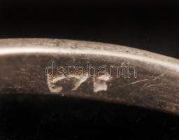 Ezüst (Ag.) gyűrűk szintetikus kövekkel (3db), összesen bruttó: 12 g