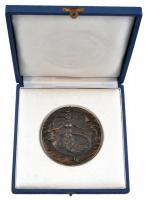 Ligeti Erika (1934-) "Esztergomért II." Br emlékérem eredeti tokban (79mm) T:1