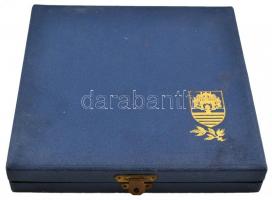 Ligeti Erika (1934-) "Esztergomért II." Br emlékérem eredeti tokban (79mm) T:1