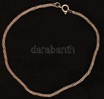 Fonott ezüst(Ag) karkötő, jelzett, 3,2 g