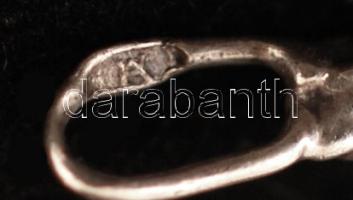 Fonott ezüst(Ag) karkötő, jelzett, 3,2 g