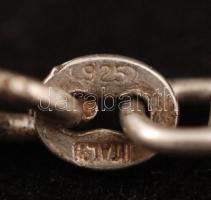 Zabszem alakú ezüst(Ag) karkötő, jelzett, h: 17 cm, 6,1 g