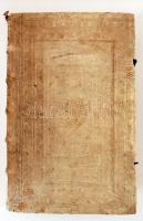 Jansen, Cornelius: Augustinus. 1-3. köt. Leuven, 1640, Typis Iacobi Zegeri. Cornelius Jansen (1585-1...