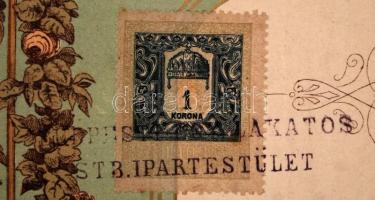 1907  Bp., A budapesti egyesült lakatos-, puskaműves-, reszelővágó-, késes-, lánckovács-, sarkantyús...