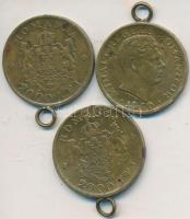 Románia 1946. 2000L sárgaréz (3x) T:2,2- mindhárom füllel
Romania 1946. 2000 Lei Brass (3x) C:XF,VF ...