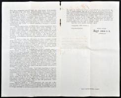 1892 Csongrád, Hegyi Antal plébános nyílt levele Schuster Constantin váci megyéspüspöknek Bajcsy Gáb...