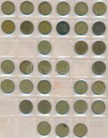 Német Birodalom / Német 3. Birodalom / NSZK ~350db-os fémpénz gyűjtemény berakólapokon T:vegyes
Germ...