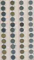 Német Birodalom / Német 3. Birodalom / NSZK ~350db-os fémpénz gyűjtemény berakólapokon T:vegyes
Germ...