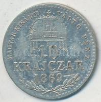 1869KB 10Kr Ag Ferenc József T:2-,3 Adamo M10.1