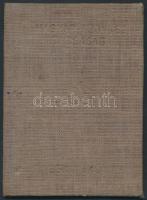1952 A Magyar-Szovjet Társaság tagsági könyve benne 10 db tagdíjbélyeggel