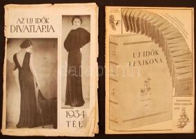 1934-1938 Az Új Idők Divatlapjának és a Magyar Lányok és Anyák Képes Hetilapjának néhány száma, 2 db...