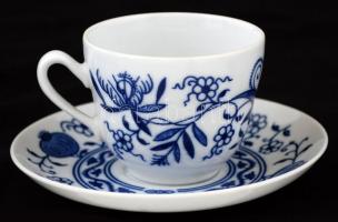 Hiányos mokkás készlet, matricás, jelzett (Bohemia), hibátlan