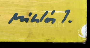 Miklós István (1898-?): Nyári táj, olaj,jelzett, karton, 50x35cm