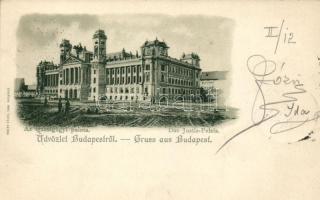 Budapest V. Igazságügyi Palota, litho