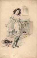 Erotic lady, M. Munk Vienne Nr. 412. s: R. Rössler (Rb)