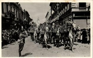 1940 Szatmárnémeti, bevonulás / entry of the Hungarian