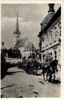 1940 Dés, bevonulás / entry of the Hungarian troops 'vissza' So. Stpl