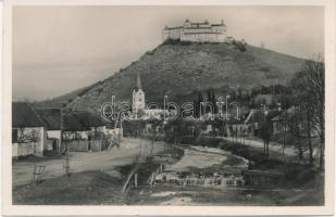 Krasznahorkaváralja, vár, templom, Fuchs József kiadása / castle, church