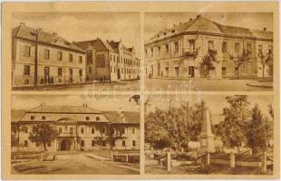 13 db VEGYES magyar városképes lap / 13 mixed Hungarian town-view postcards