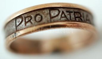 Pro Patria 1914 gyűrű, fém
