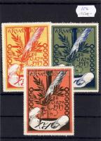 1919. Versailles 3 klf. olasz levélzáró / 3 versch. italienische Vignetten