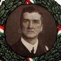 1919 Horthy Miklós kormányzó(1868-1957) Budapestre való bevonulása alkalmából kiadott emléklap, rajt...