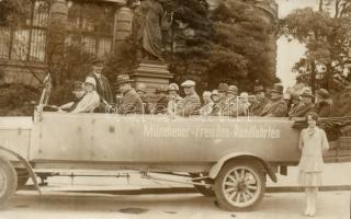 1929 Münchener Fremden Rundfahren / tourist automobile photo