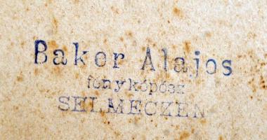 1887 Selmecbánya, Az 1886-1887-ik évi selmeci valetánsok tablóképe(erdészek és bányászok), Baker Ala...