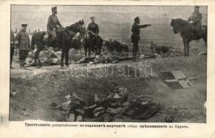 WWI Bulgarian military, Balkan Wars, division of the fallen victims after the Siege of Adrianople