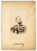 Gróf Mailáth György(1854-1924) főispán, a főrendiház tagja, kartonra kasírozott fotó, 10x18 cm, karton: 22x31 cm