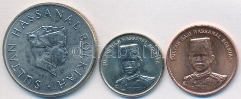 Brunei 1985. 20s + 1994. 5s + 2005. 1s T:2
Brunei 1985. 20 Sen + 1994. 5 Sen + 2005. 1 Sen C:XF