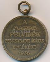 1938. "Felvidéki Emlékérem" Br emlékérem mellszalag nélkül T:2
Hungary 1938. "Commemo...