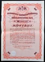 1923-1941. "Budapest Székesfővárosi Közlekedési Rt." 1+ 5 + 10 + 25 "B" kötvénye...