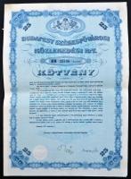 1923-1941. "Budapest Székesfővárosi Közlekedési Rt." 1+ 5 + 10 + 25 "B" kötvénye...