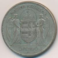 1930. 5P Ag "Horthy jobbra" T:3
Adamo P8