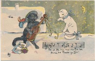 Cat, guitar, B.K.W.I. 236-2.