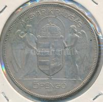 1930. 5P Ag "Horthy jobbra" T:3 
Adamo P8