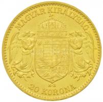 1914KB 20K Au "Ferenc József" Körmöcbánya (6.79g/0.900) T:2 kis ph.
Hungary 1914KB 20 Koro...