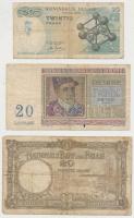 Belgium 1926-1940. 20Fr + 1956. 20Fr + 1964. 20Fr T:III,III-
Belgium 1926-1956. 20 Francs + 1956. 20...