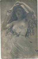 Reyzner: Poludnie, erotic art postcard (EK)