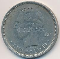 Belgium 1937. 5Fr Ni "III. Lipót" francia felirat T:2-
Belgium 1937. 5 Francs Ni "Leo...