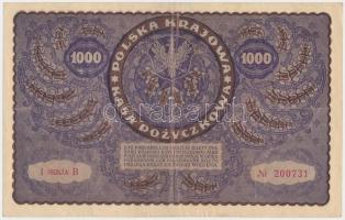 Lengyelország 1919. 1000M T:III
Poland 1919. 1000 Marek C:F