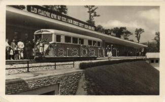 6 db VEGYES magyar városképes lap; Budapest úttörő vasút, Szécsény, Pelsőc, Herend / 6 mixed Hungari...