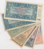 Német 3. Birodalom / Cseh-Morva Protektorátus 1940-1944.1K-100K (6xklf) T:III,III-
German Third Reic...