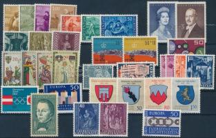 1960-1965 34 diff stamps, 1960-1965 kis összeállítás 34 klf bélyeg