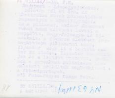 cca 1963 Budapest, a 91-es troli az esti közlekedésben, 9x12 cm