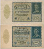 Németország/ Weimari Köztársaság 1922. 10.000M (3xklf) T:III
Germany / Weimar Republic 1922. 10.000 ...