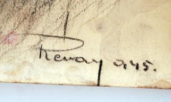 Révay jelzéssel: Karády Katalin (aláírt). Ceruza, papír, felcsavarva, 45×34 cm