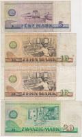 NDK 1971-1975. 5M + 10M (2x) + 20M T:III
GDR 1971-1975. 5 Mark + 10M (2x) + 20 Mark C:F