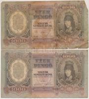 1943. 1000P (4x) sorszámkövetők T:I-,II,III